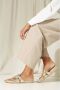 Fred de la Bretoniere Clover Si leren slippers goud - Thumbnail 2