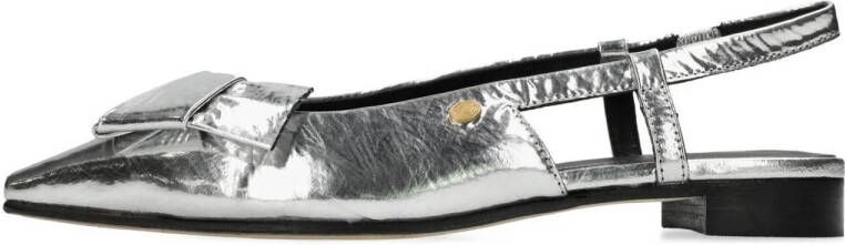 Fred de la Bretoniere Elisse Sling slingback loafers zilver
