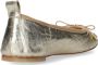 Fred de la Bretoniere IDRIS BALLETTO Ballerina Crunch metallic leren ballerina's goud - Thumbnail 4