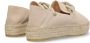Fred de la Bretoniere June Chain suède espadrilles beige - Thumbnail 3