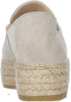 Fred de la Bretoniere June Li suède espadrilles beige