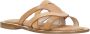Fred de la Bretoniere Neva leren slipper bruin - Thumbnail 4