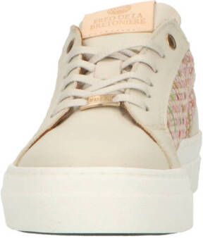 Fred de la Bretoniere Storm Luca leren sneakers beige roze