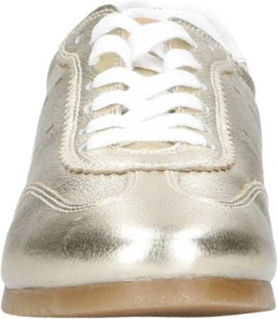 Fred de la Bretoniere Ylva Loa leren sneakers goud