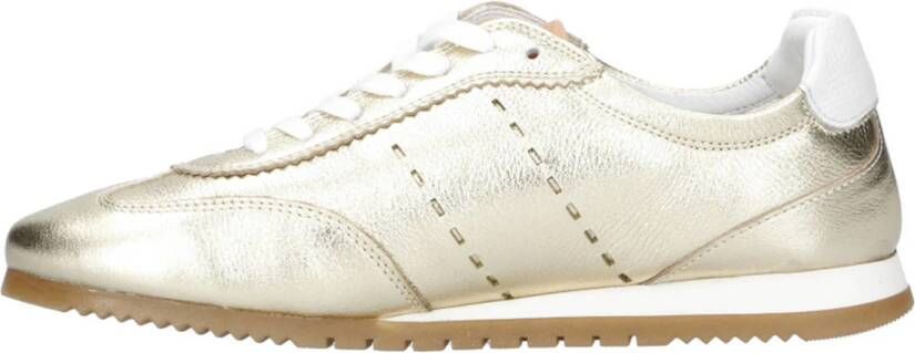 Fred de la Bretoniere Ylva Loa leren sneakers goud