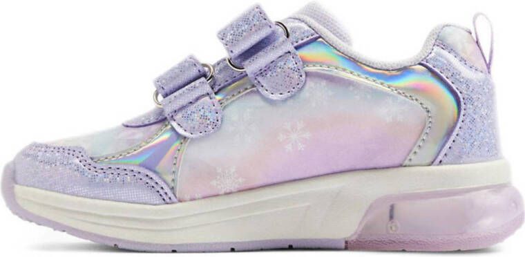 Frozen sneakers met lichtjes lila