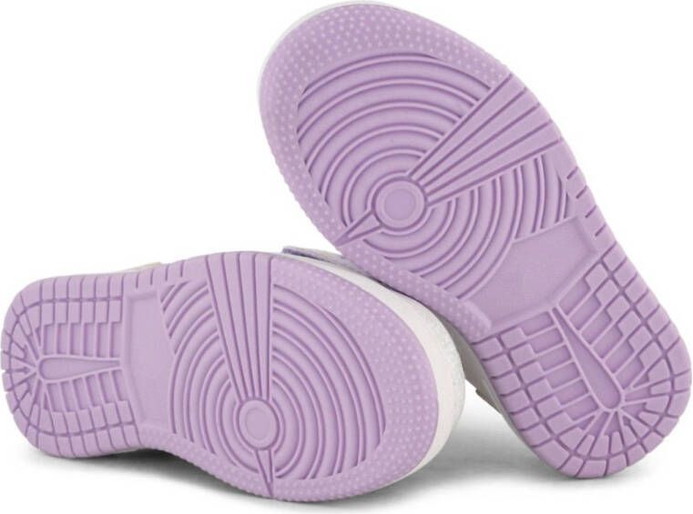 Frozen sneakers wit lila
