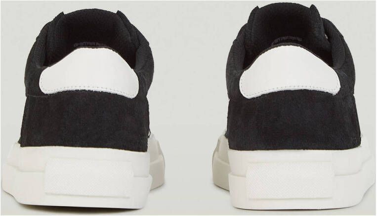 G-STAR Loom BSC W suède sneakers zwart wit
