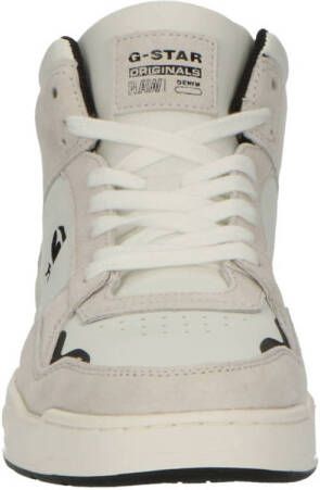 G-Star RAW Attacc Mid Bsc M hoge leren sneakers wit off white