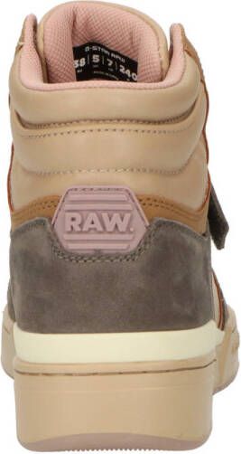 G-Star RAW ATTACC MID NUB W nubuck sneakers taupe zand