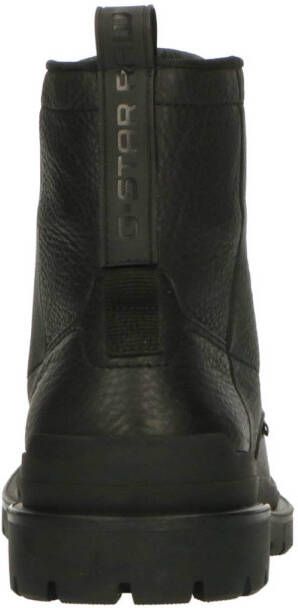 G-Star RAW Blake Hgh Sue leren veterboots zwart