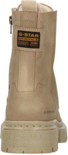 G-Star RAW Kaffy High Lace nubuck veterboots taupe