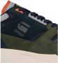 G-Star RAW leren sneakers olijf donkerblauw - Thumbnail 5