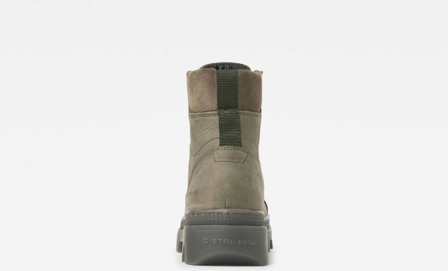 G-Star RAW NOXER HGH NUB W nubuck veterboots olijfgroen