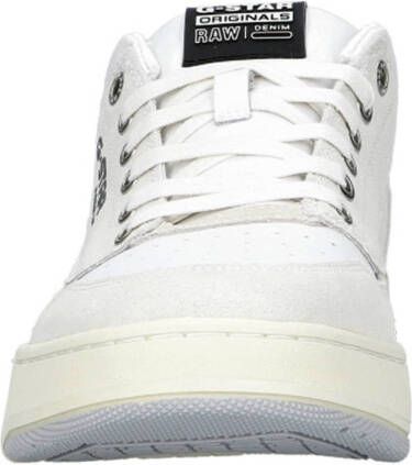 G-STAR Rine BSC M leren sneakers wit