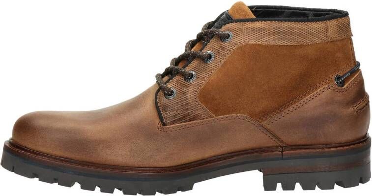 Gaastra leren veterboots cognac