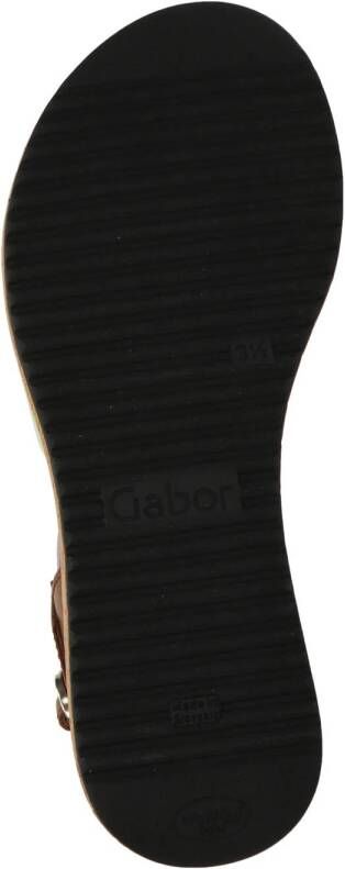 Gabor Comfort leren sandalen lila blauw groen