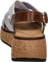 Gabor Comfort leren sandalen lila blauw groen - Thumbnail 3