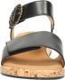 Gabor Comfort leren sandalen zwart - Thumbnail 3