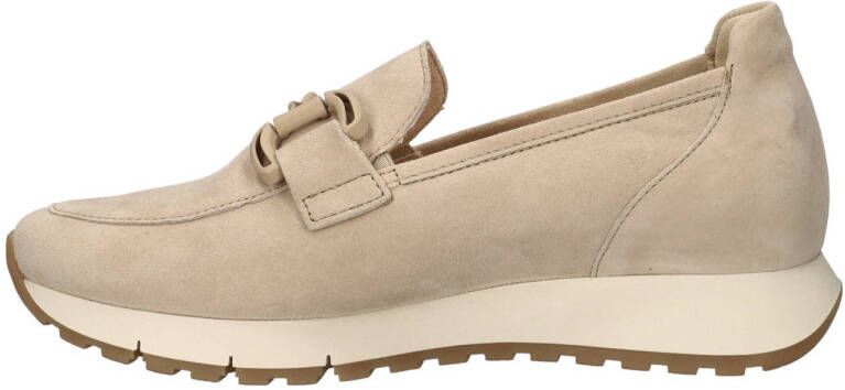 Gabor Comfort Optifit nubuck instappers beige