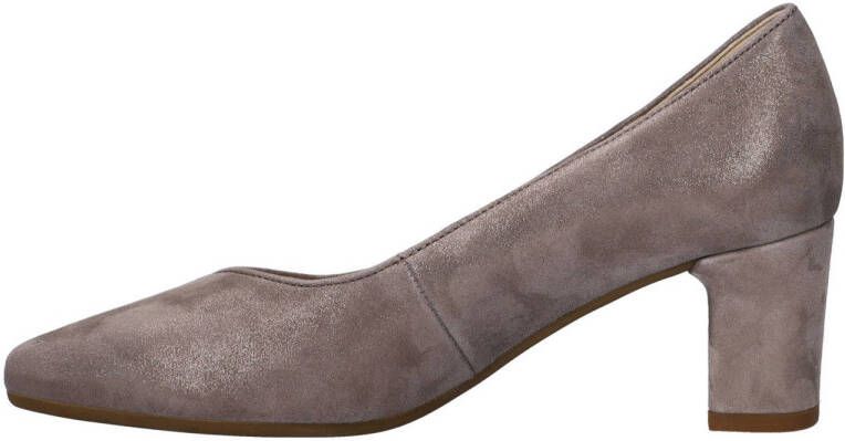 Gabor Comfort suède pumps taupe