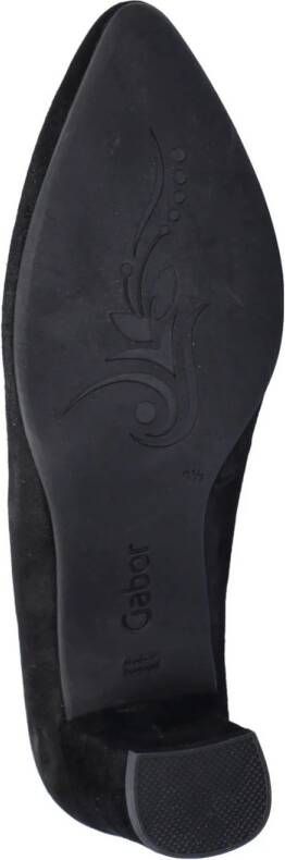 Gabor Comfort suède pumps zwart