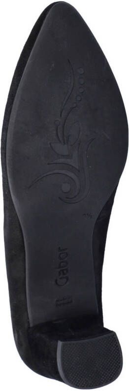 Gabor Comfort suède pumps zwart
