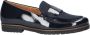 Gabor lakleren loafers donkerblauw - Thumbnail 3