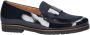 Gabor lakleren loafers donkerblauw - Thumbnail 3
