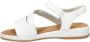 Gabor Witte Leren Sandalen Klittenbandsluiting White Dames - Thumbnail 6