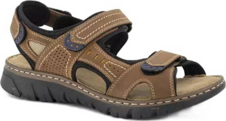 Gallus leren sandalen bruin