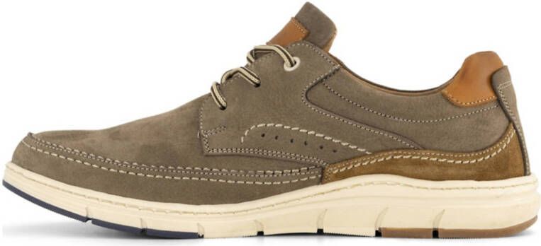 Gallus leren veterschoenen bruin