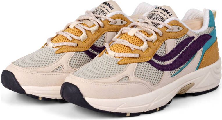 Genesis G-eco '00 multi flowers chunky sneakers beige