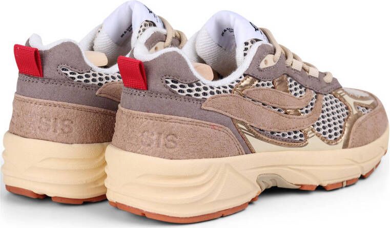 Genesis G-eco '99 metallic chunky sneakers taupe