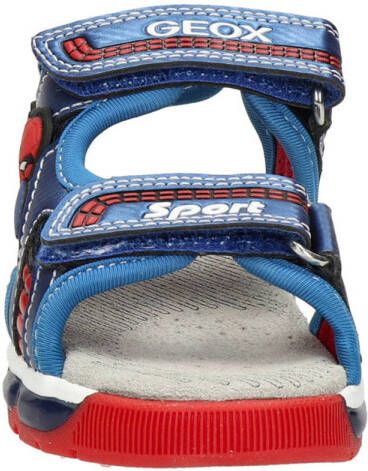 Geox Android Boy Spiderman leren sandalen blauw rood