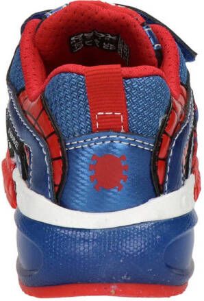Geox Bayonyc Spider-Man sneakers met lichtjes blauw rood