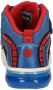 Geox Grayjay Spider-Man sneakers met lichtjes blauw rood - Thumbnail 2