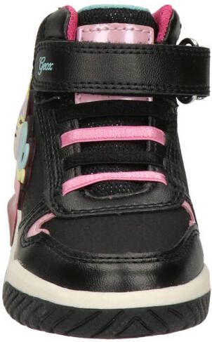 Geox Inek sneakers met lichtjes zwart roze