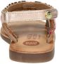Gioseppo Caucaia leren sandalen met kraaltjes en glitters roze - Thumbnail 4