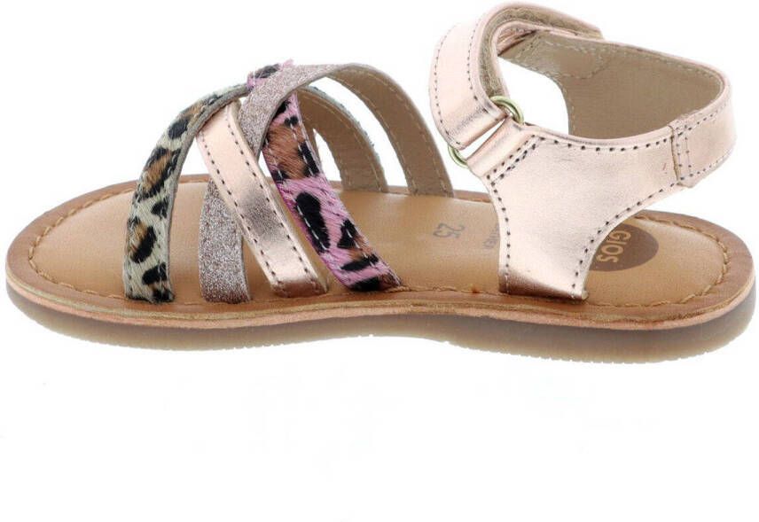 Gioseppo leren sandalen lichtroze