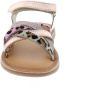 Gioseppo leren sandalen met glitters roségoud - Thumbnail 10