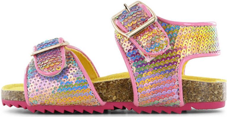 Go Banana's sandalen met pailletten roze