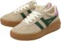 Gola Athena suède sneakers beige groen - Thumbnail 2