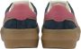 Gola Athena suède sneakers blauw roze - Thumbnail 4