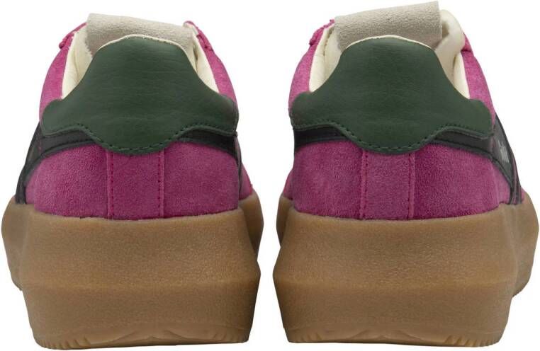 Gola Athena suède sneakers fuchsia blauw
