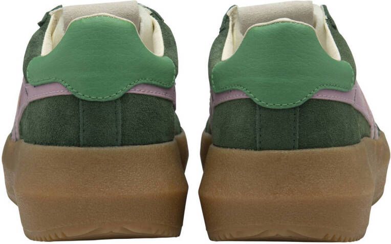 Gola Athena suède sneakers groen lila