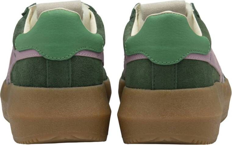 Gola Athena suède sneakers groen lila