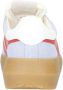 Gola Athena suède sneakers lichtblauw rood - Thumbnail 3