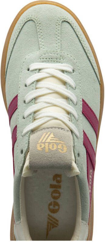 Gola Athena suède sneakers mintgroen fuchsia