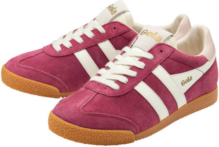 Gola Elan suède sneakers donkerroze